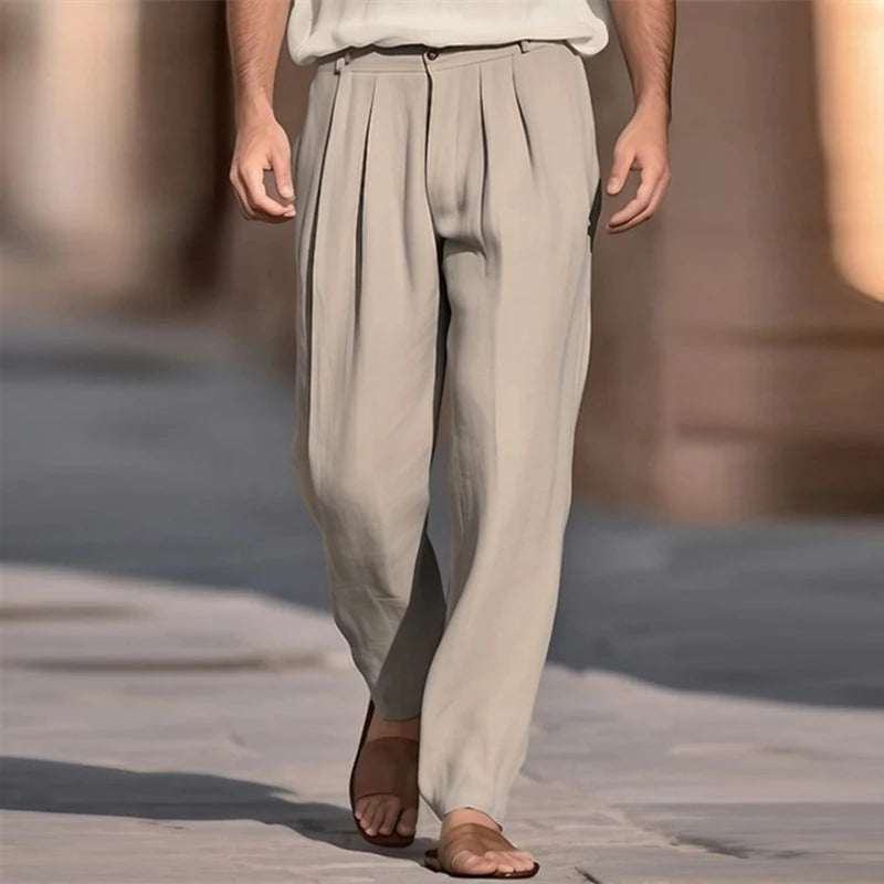 Casual Linen trousers-Effortless Style & Comfort
