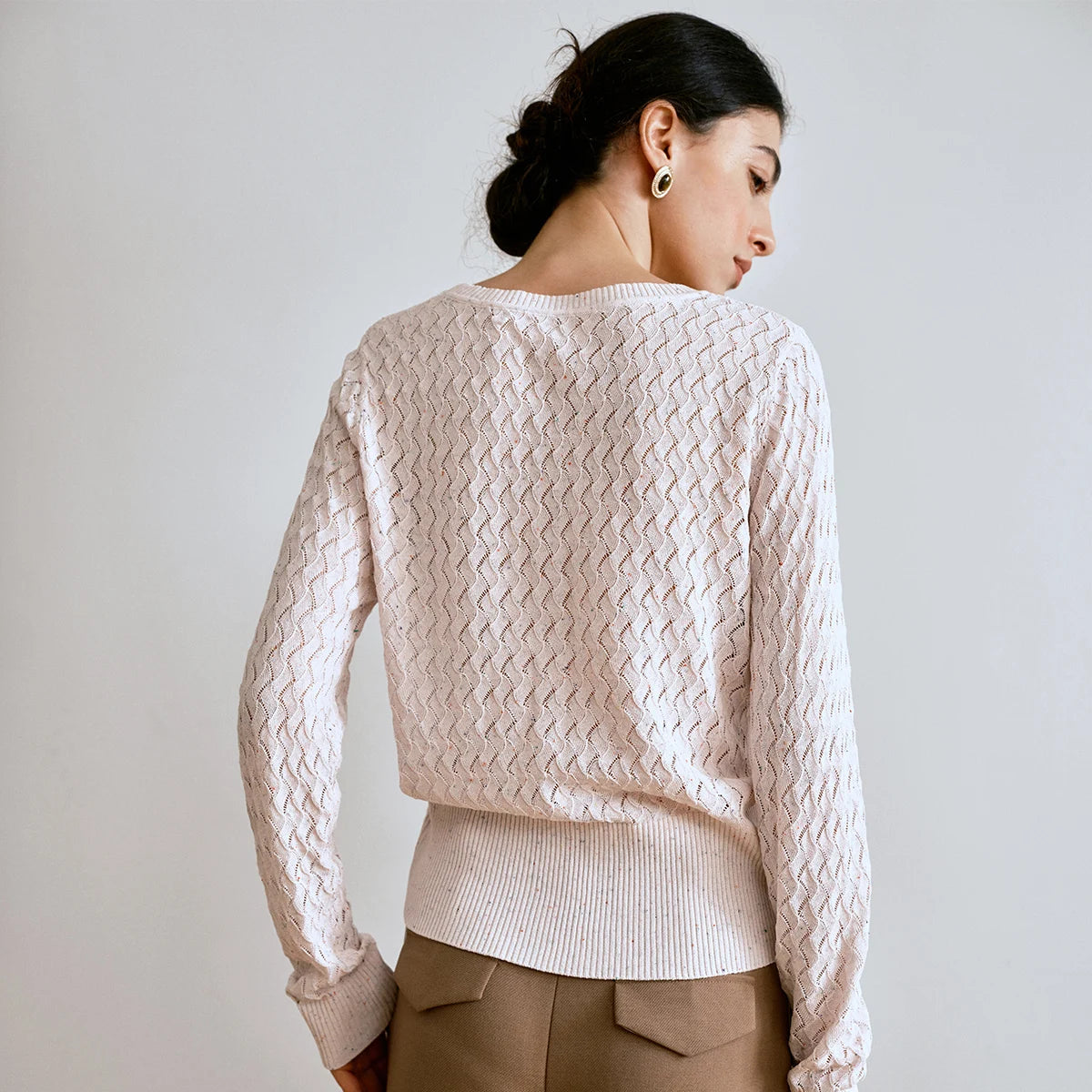 Elegant Pullovers Sweater Woman 2025 Autumn Ladies
