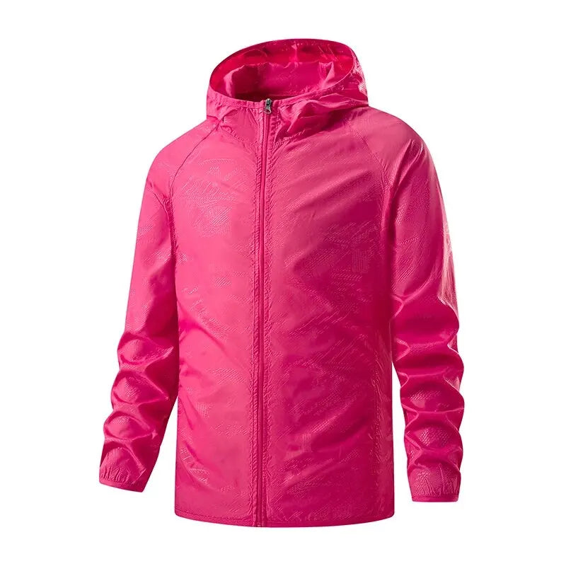 Men Women Waterproof Hiking Jackets Sun Protection