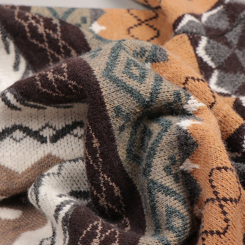 Vintage Sweaters Women Pullover Winter