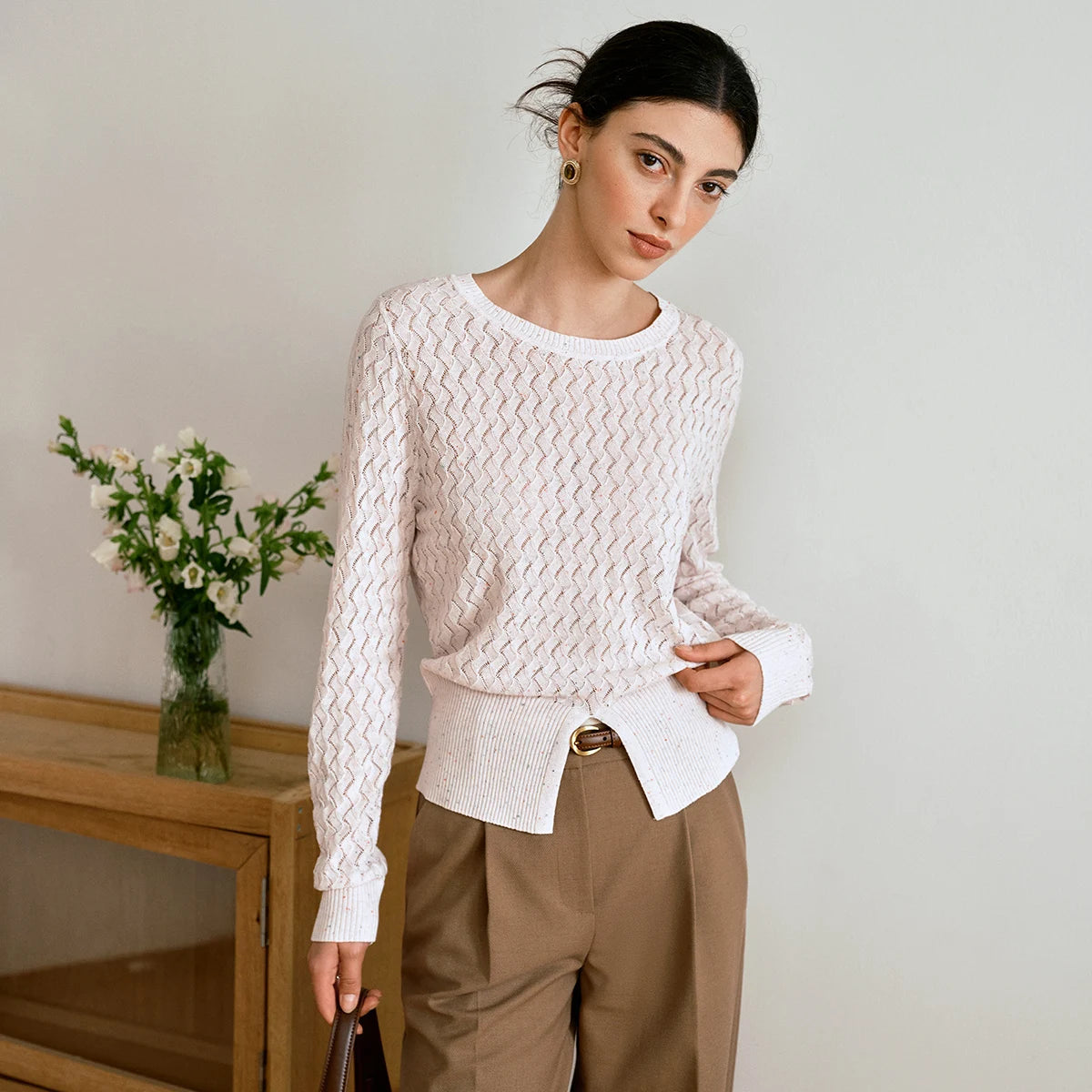 Elegant Pullovers Sweater Woman 2025 Autumn Ladies