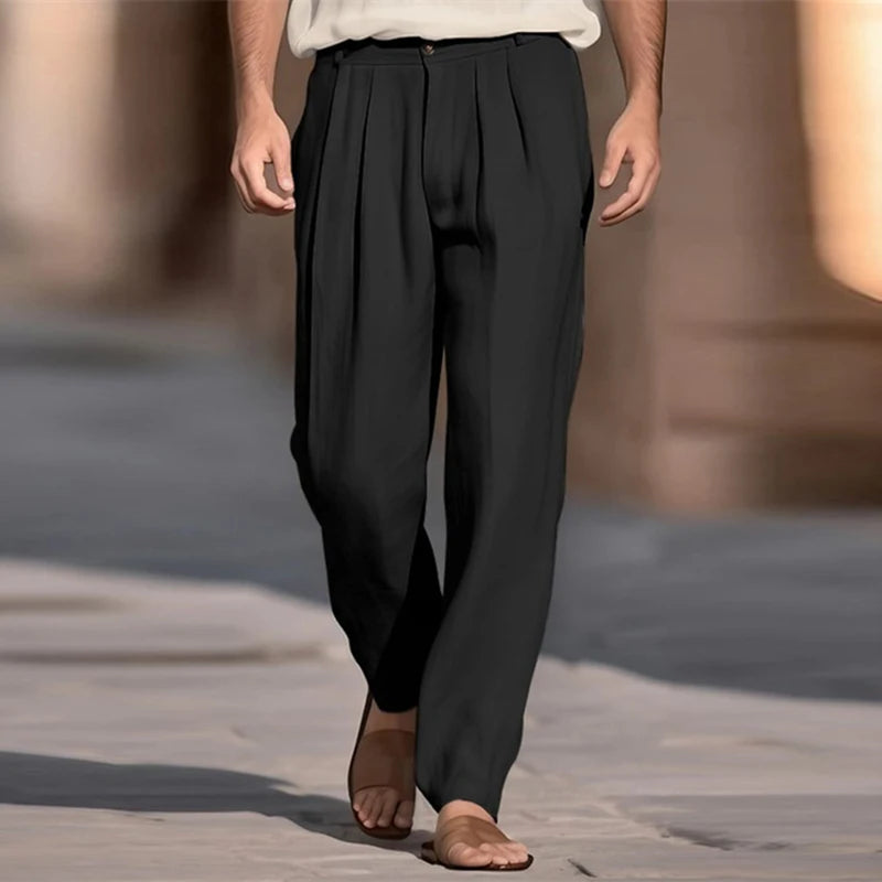 Casual Linen trousers-Effortless Style & Comfort