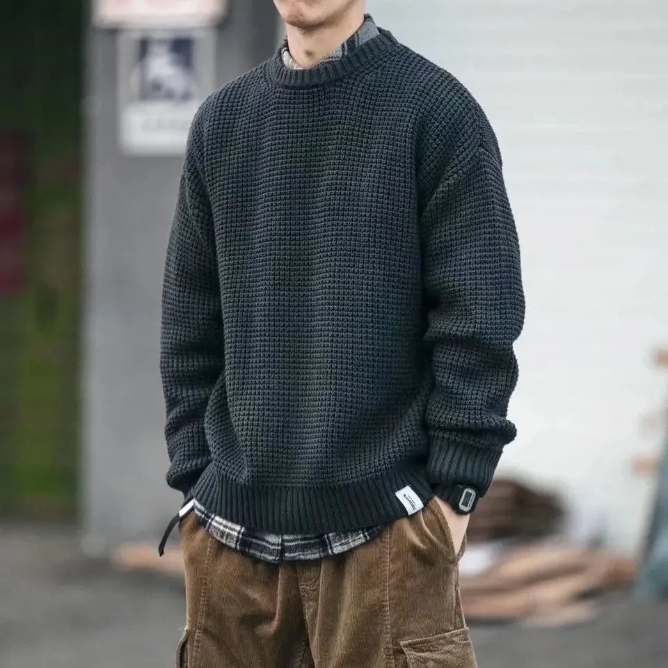 Oversize Sweaters for Men Autumn and Winter  Pullover Man