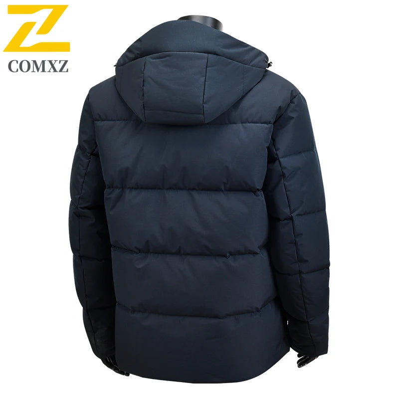 Male Warm Padding Coat 2025 New Thick Winter Men's Windproof Cotton Jacket Coats