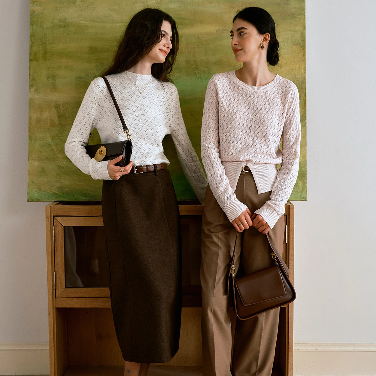 Elegant Pullovers Sweater Woman 2025 Autumn Ladies