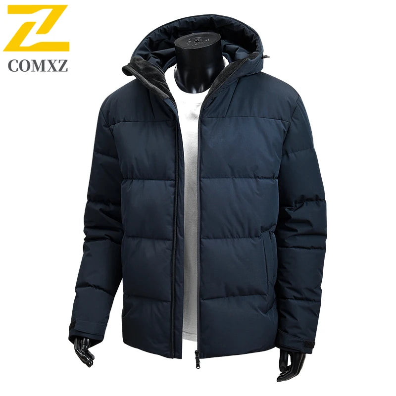 Male Warm Padding Coat 2025 New Thick Winter Men's Windproof Cotton Jacket Coats
