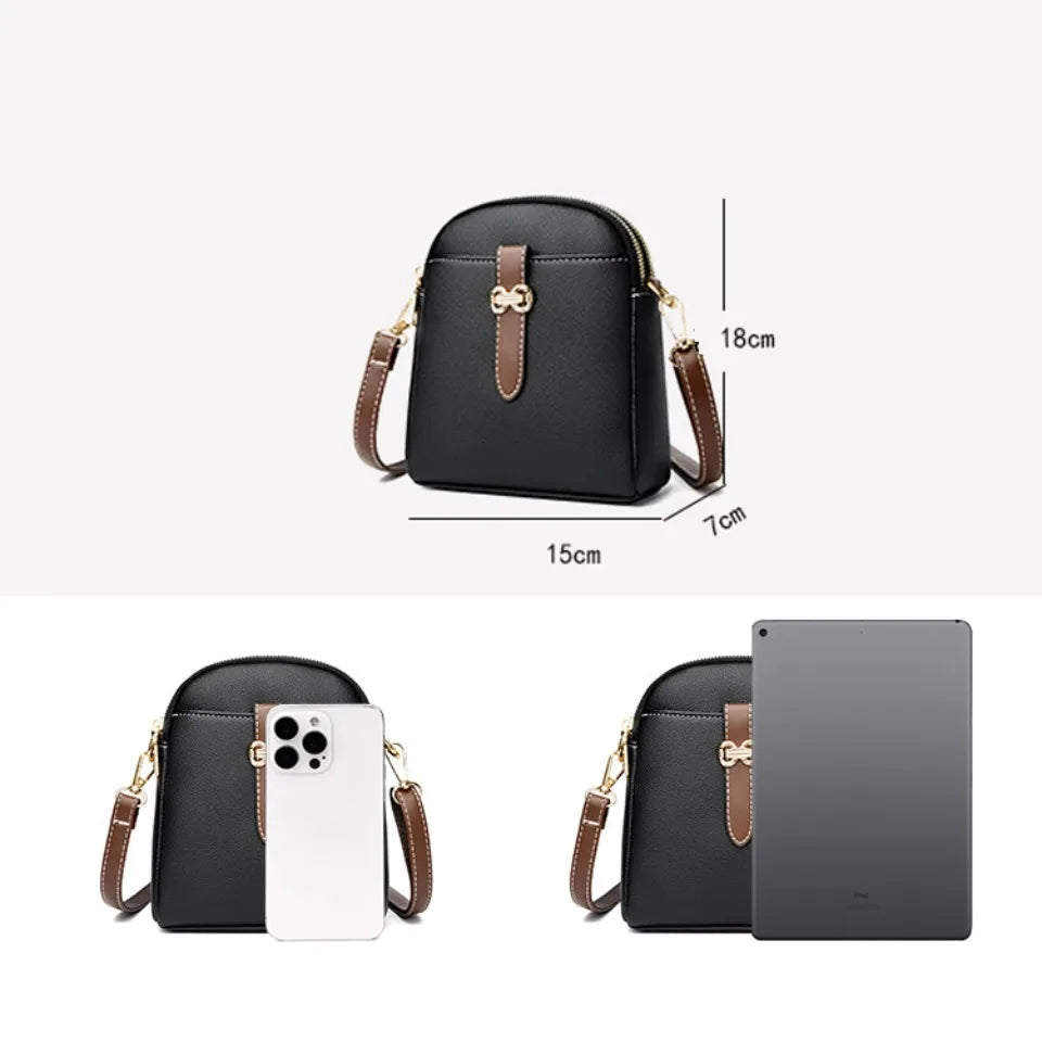 Woman Luxury Purses and Handbags Designer Soft Leather Shoulder Crossbody Bags for Women 2025 Ladies Messenger Bag Sac A Main