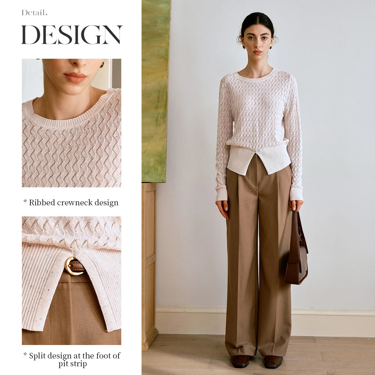 Elegant Pullovers Sweater Woman 2025 Autumn Ladies