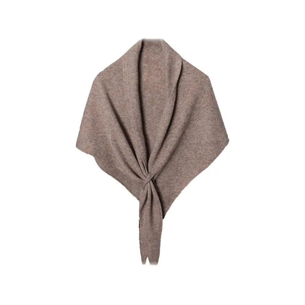 Wool Triangle Scarf for Women Multifunctional