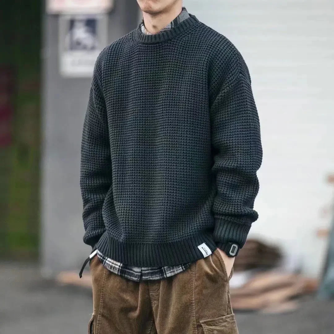 Oversize Sweaters for Men Autumn and Winter  Pullover Man