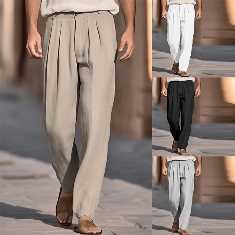 Casual Linen trousers-Effortless Style & Comfort