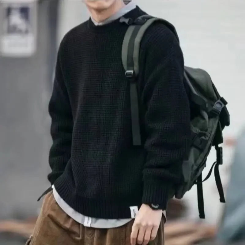 Oversize Sweaters for Men Autumn and Winter  Pullover Man