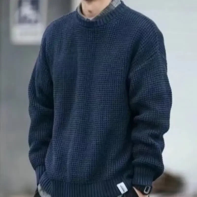 Oversize Sweaters for Men Autumn and Winter  Pullover Man