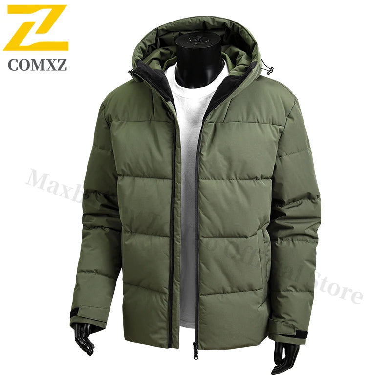Male Warm Padding Coat 2025 New Thick Winter Men's Windproof Cotton Jacket Coats