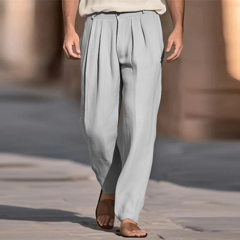 Casual Linen trousers-Effortless Style & Comfort
