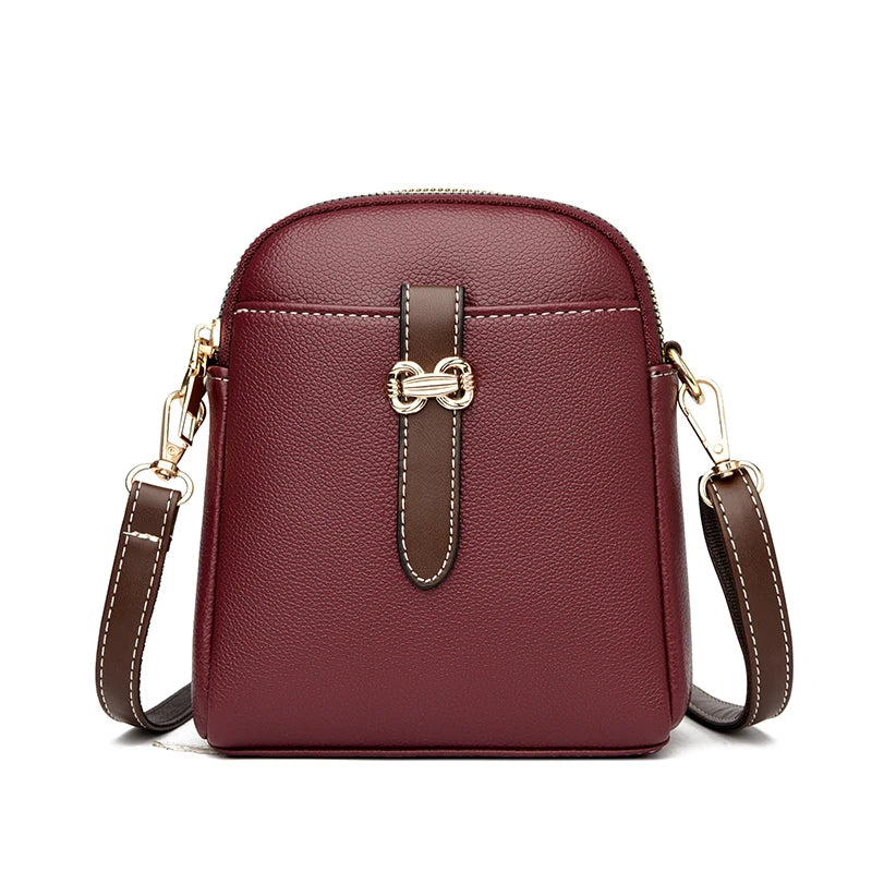 Woman Luxury Purses and Handbags Designer Soft Leather Shoulder Crossbody Bags for Women 2025 Ladies Messenger Bag Sac A Main