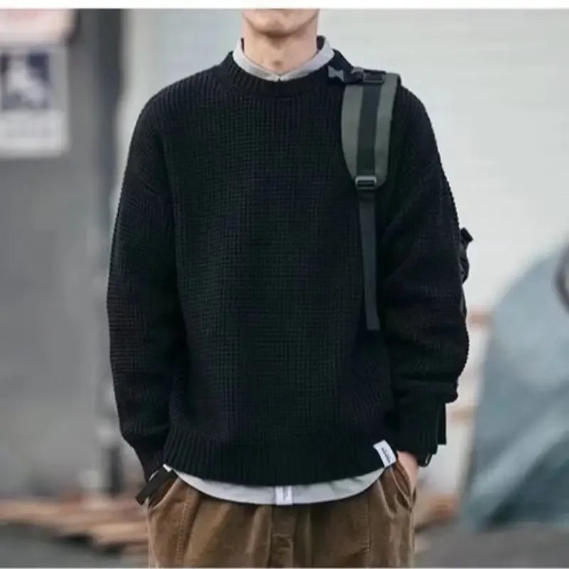 Oversize Sweaters for Men Autumn and Winter  Pullover Man