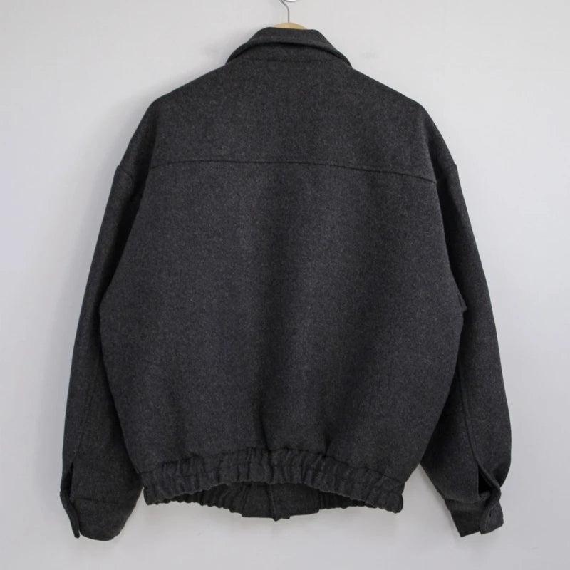 Loose Casual Men's Solid Color Jacket, Fashion Daily