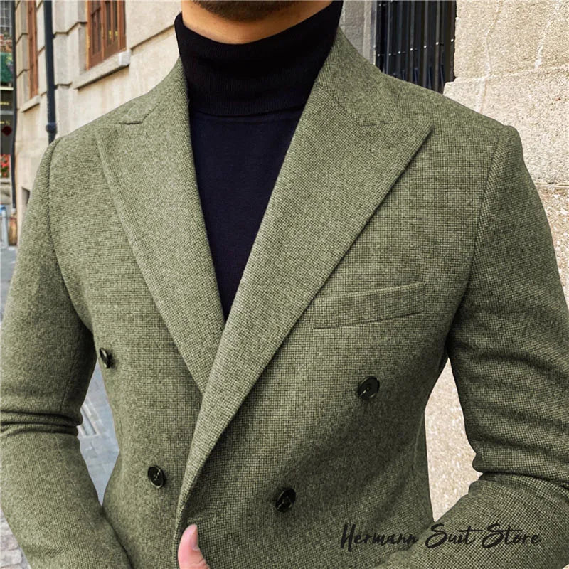 Men's 2 piece suit set（Jacket+Pants) Fashion Casual Man Suit Set Man Business suit set