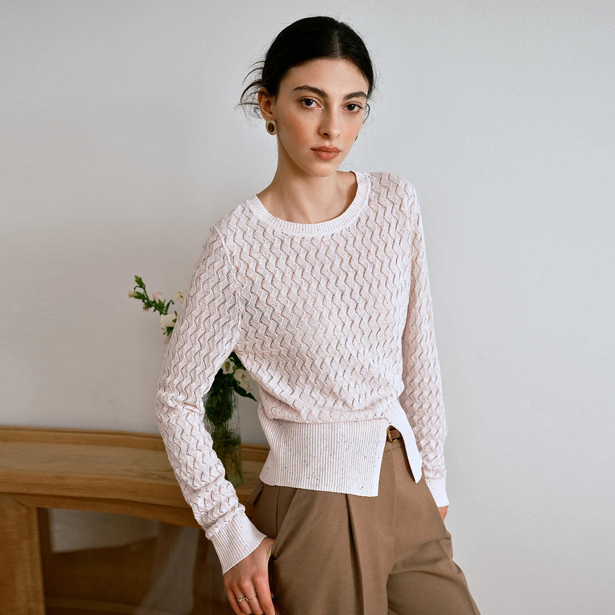 Elegant Pullovers Sweater Woman 2025 Autumn Ladies