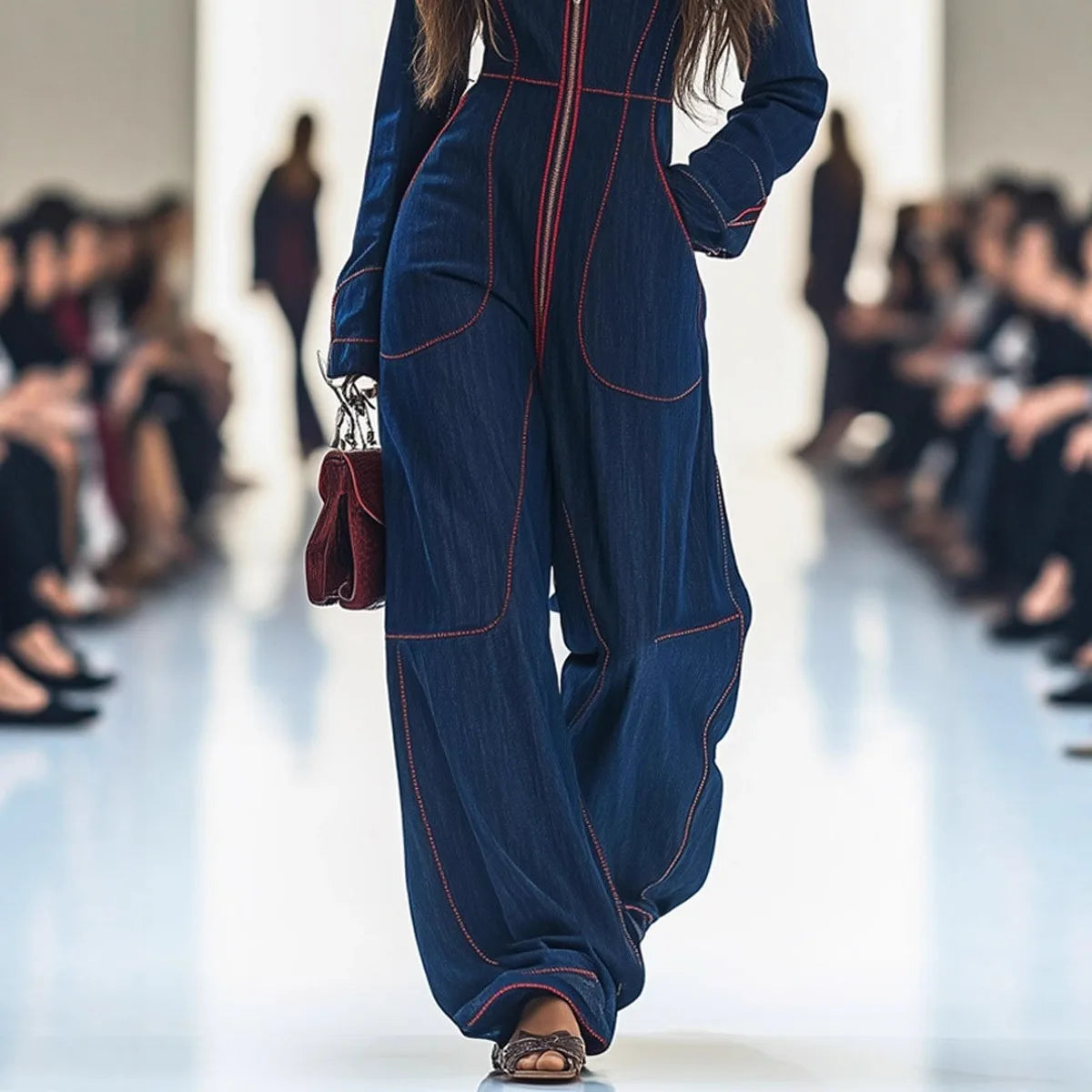 Elegant Long Sleeve Jumpsuits For Woman 2025 Autumn Winter Sporty Slim Women Jumpsuit Female Clothing