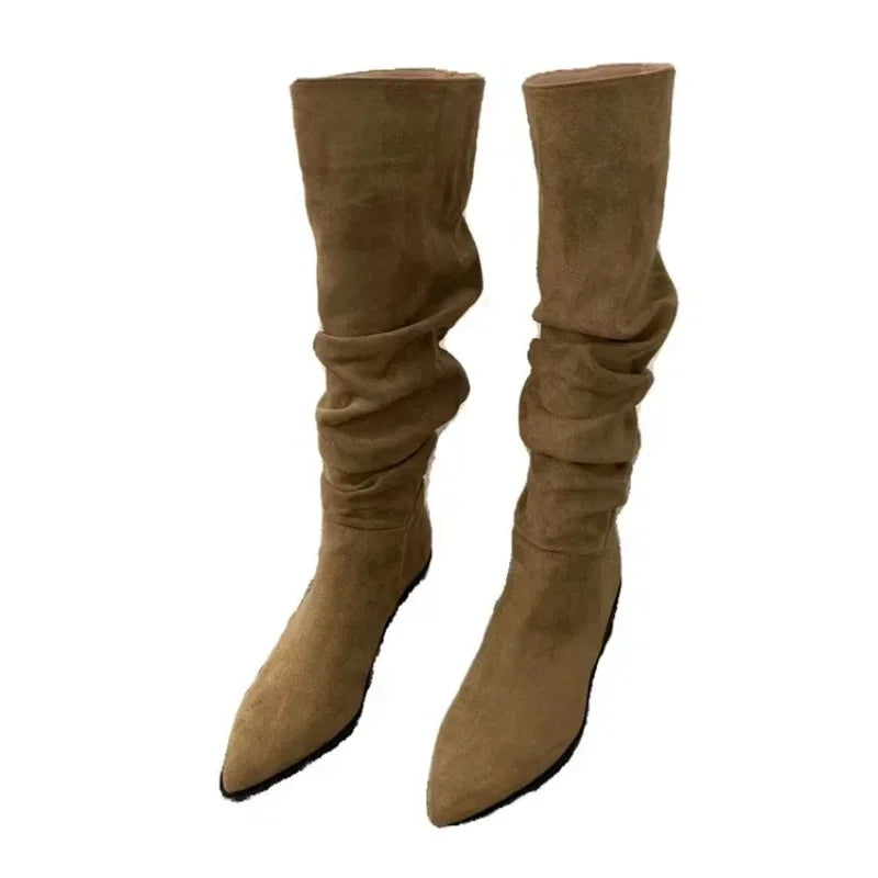 Women Knee High Boots Autumn Winter Female Shoes Fashion