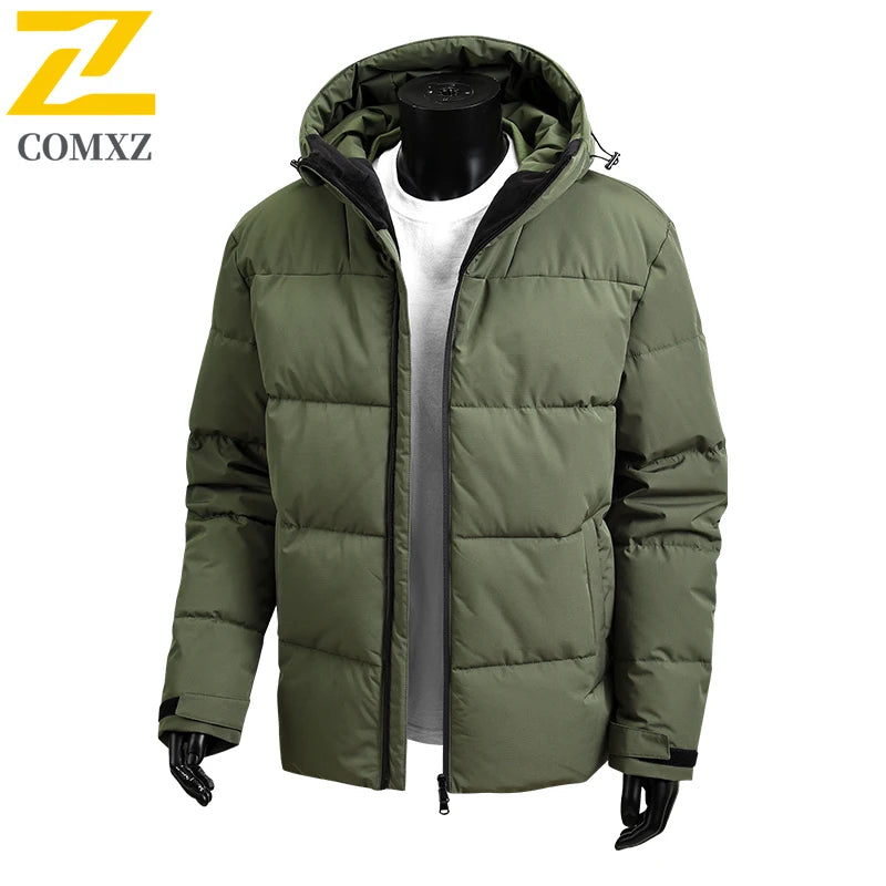 Male Warm Padding Coat 2025 New Thick Winter Men's Windproof Cotton Jacket Coats